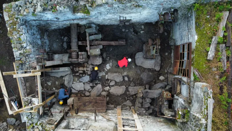 Scavo archeologico alla fucina Bazzi di Fusine